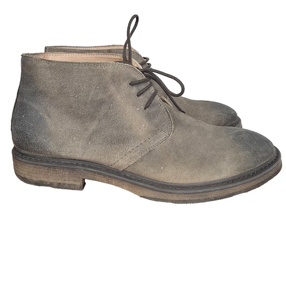 1901 Chukka Boots Mens 12 M Brown Suede Leather Lace Up Ankle 170213 - Picture 1 of 11